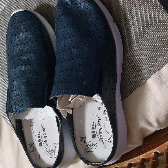 Spring Step shoes Navy 7.5 or 38 - Picture 4 of 8